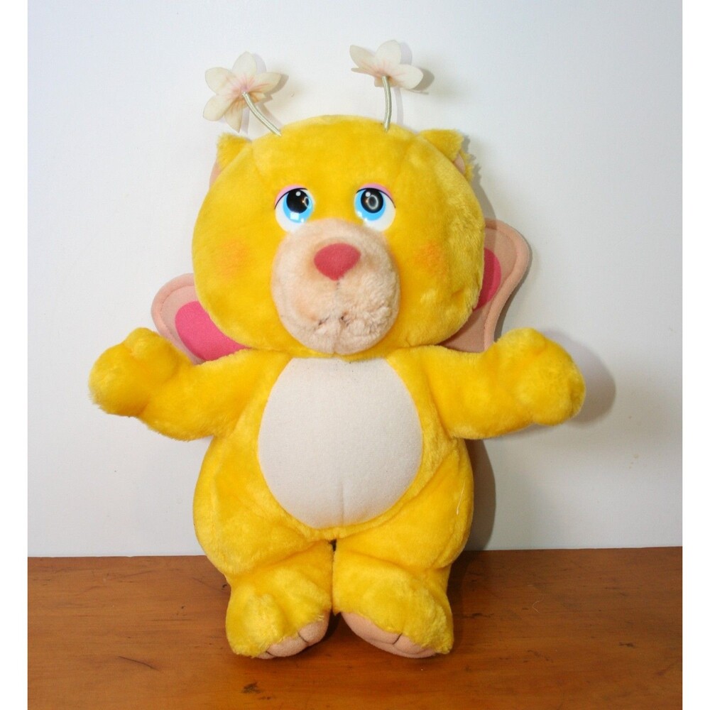 Butterbear Vintage 1984 Walt Disney Wuzzles Plush Toy Butter Bear Butterfly
